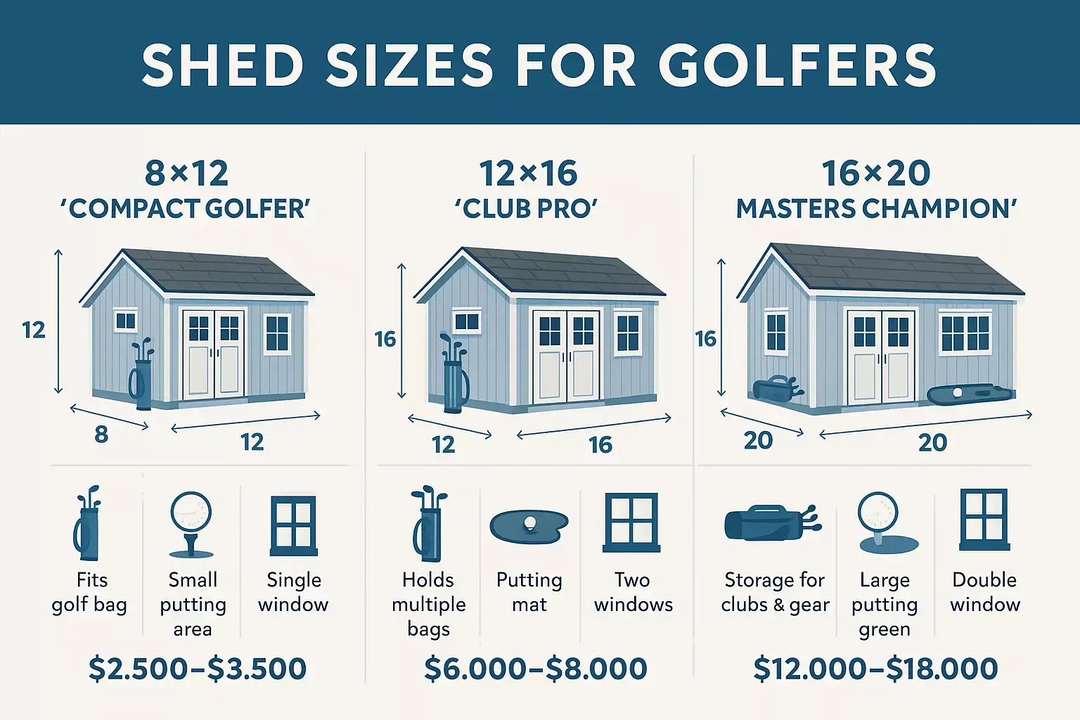 Read more about the article DIY Golf Simulator Shed Plans That Fit Any Backyard and Budget