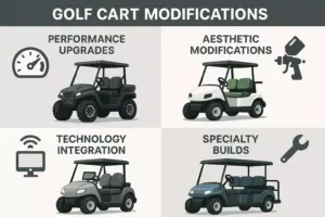 Read more about the article Beyond the Course: 25 Incredible Custom Golf Cart Transformations