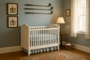 Read more about the article Create a Charming Vintage Golf Nursery in Baby Boy Blue – Step-by-Step Guide