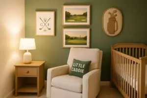 Read more about the article Golf Nursery Baby Boy Green: Fresh Color Palettes Inspired by the Fairway