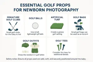 Read more about the article The Ultimate Guide to Golf-Themed Newborn Photos for Your Baby Boy
