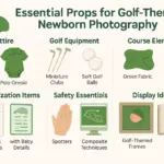 7 Adorable Newborn Boy Photography Ideas with a Golf Theme