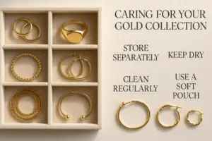 Read more about the article The Ultimate Guide to Nailing the Gold Jewelry Aesthetic: Timeless, Chic & Effortless