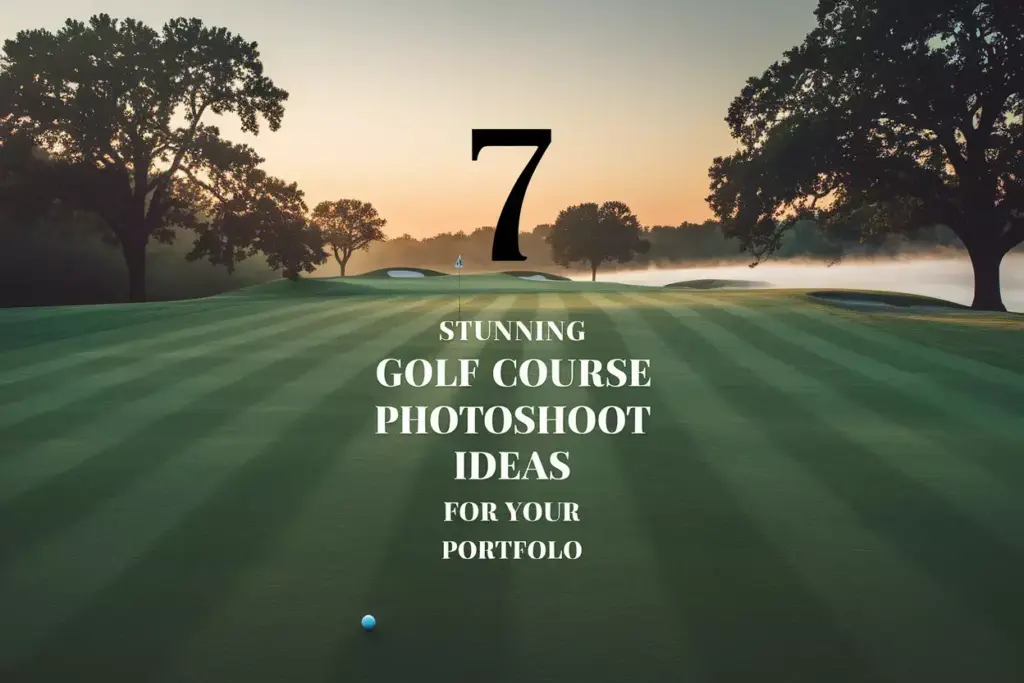 Golden Hour Dawn Golf Course Fairway Wide Angle View With Mist And Incorporated Shoot Ideas