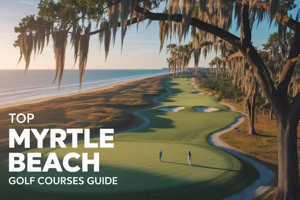 Top Myrtle Beach Golf Courses Aerial Coastal Guide Cover
