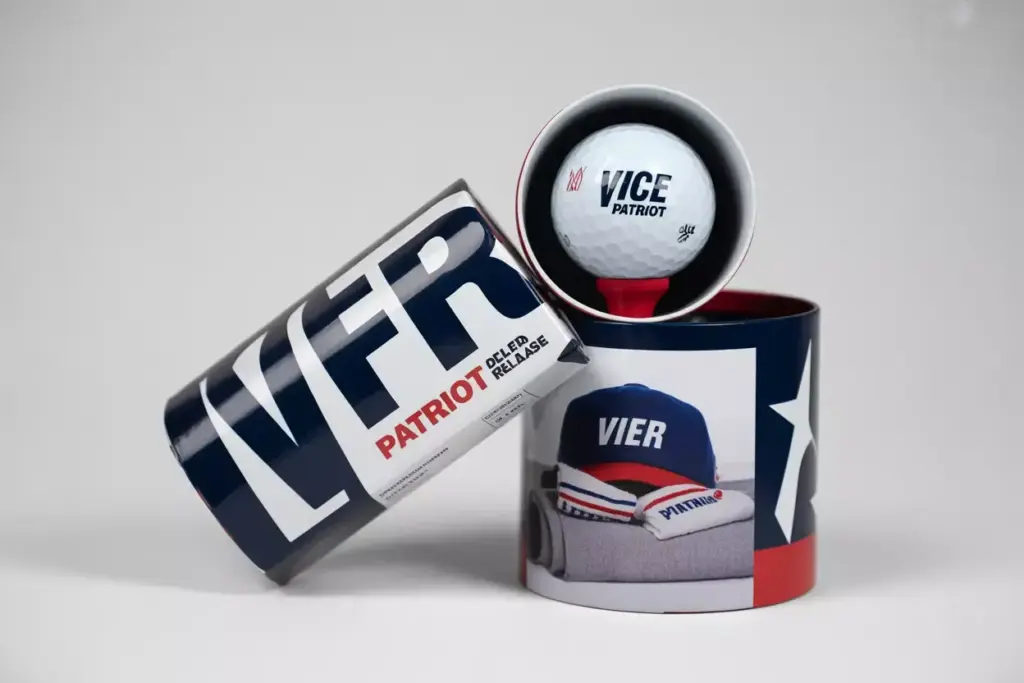 Vice pro patriot limited release ball unboxing custom packaging