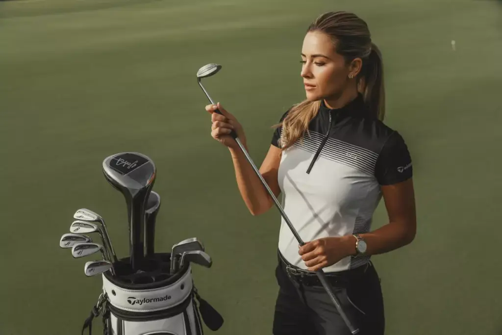 Taylormade Kalea Premier Spider Putter Golfer Green Bag