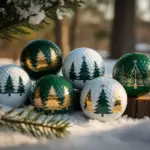 8 Jolly Christmas Decorated Golf Balls for a Festive Round