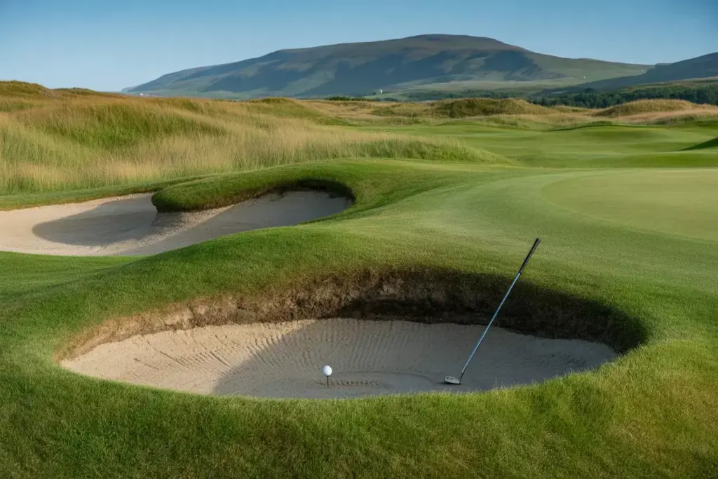 Scottish highland links deep pot bunker fescue new hampshire