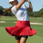 6 Show-Stopping Red Golf Skirts That Command Attention