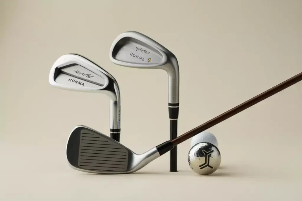 Honma Premium Golf Clubs Studio Shot Driver Iron Putter Craftsmanship