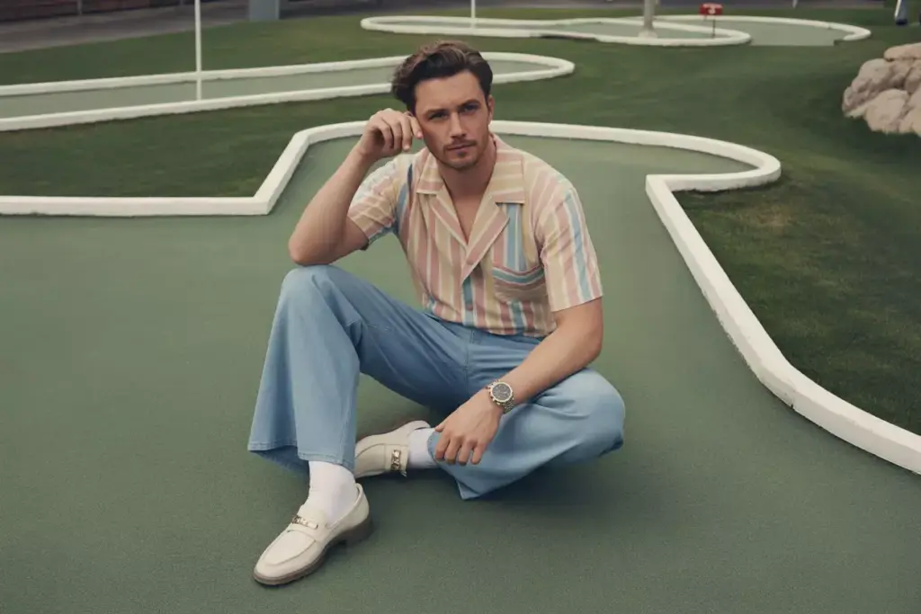 Retro Inspired Outfit Nostalgic Mini Golf Theme Look