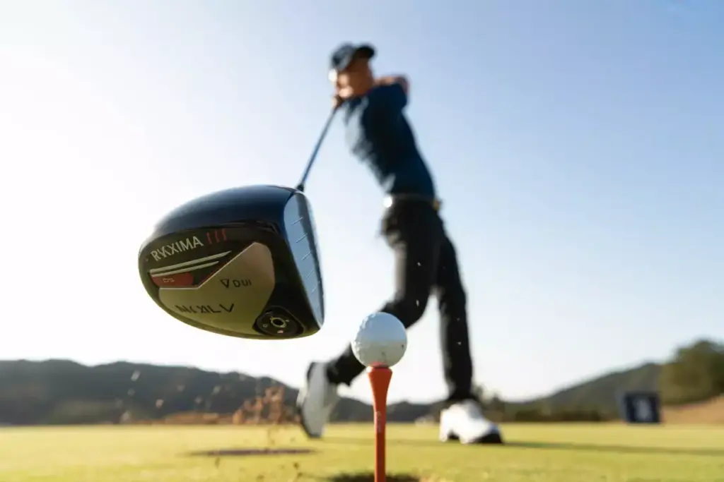 Ryoma Maxima Iii Driver Golfer Swing Action Ball Launch Distance