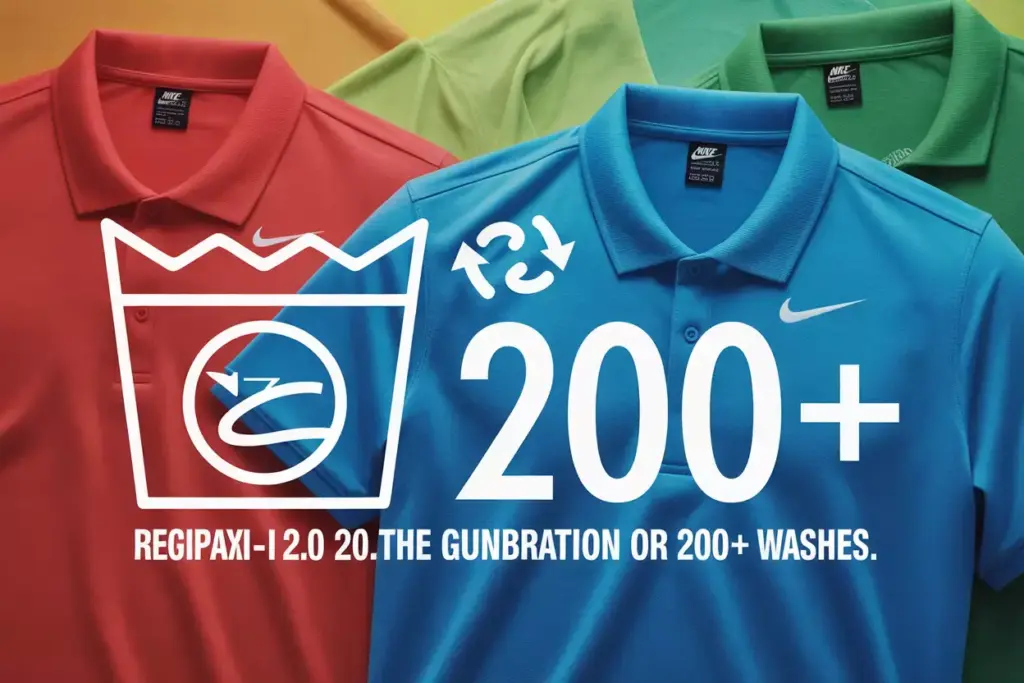 Dri Fit Vapor 2 0 Polo Durability 200 Washes Recycled Polyester Layflat