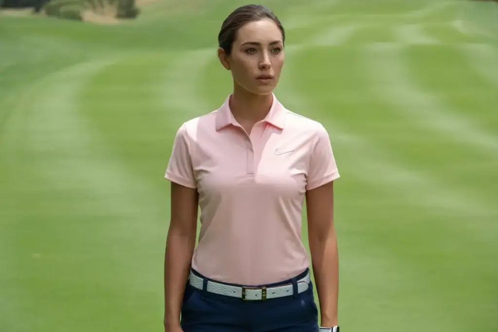 Nike dri fit victory polo classic elegance on golf fairway