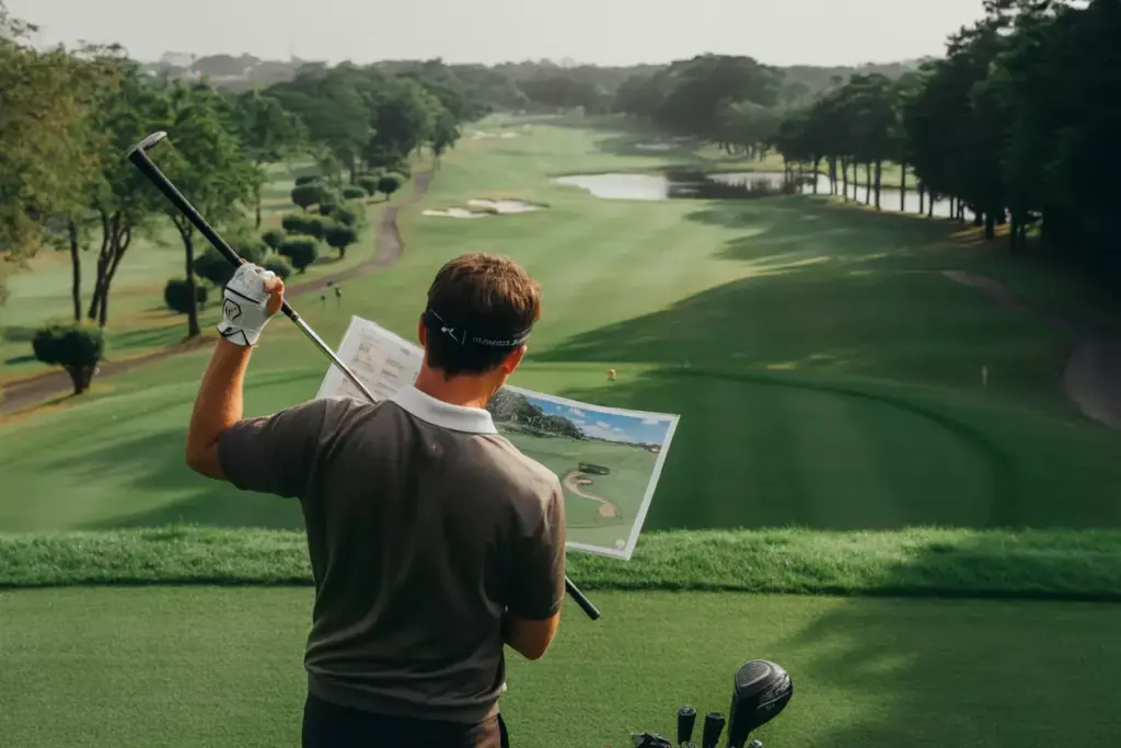 Master Strategic Course Management Tight Fairway Bunker Water Hazard