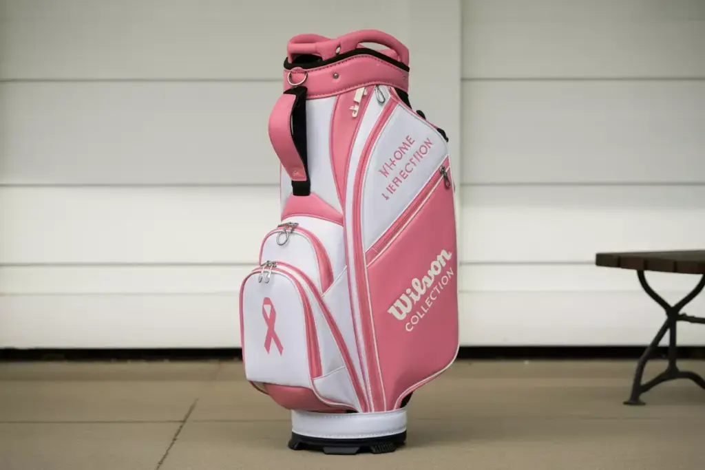 Wilson hope pink ribbon cart bag charity design
