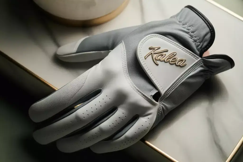 Taylormade kalea signature glove metallic logo tacky palm
