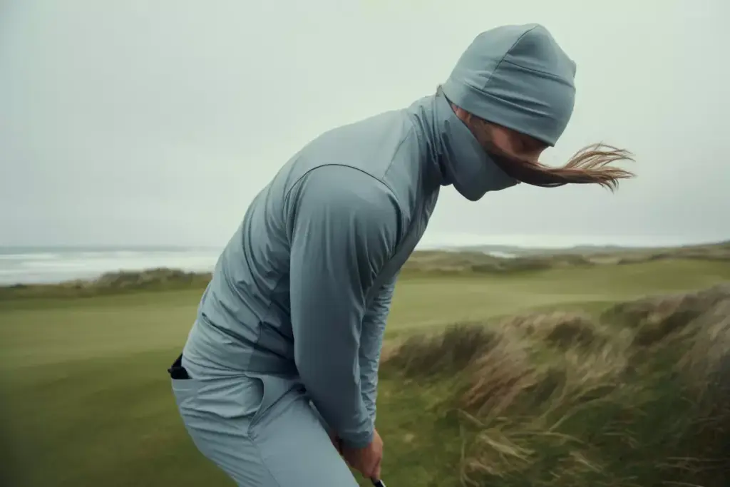 Wind resistant specialist storm shell windblocking pants exposed links course