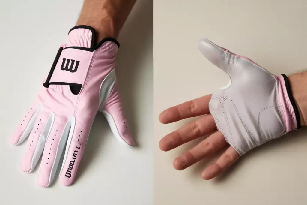 Wilson conform pink pearl glove adaptive fit demonstration
