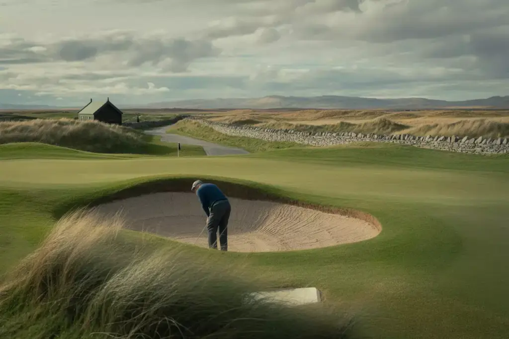 Royal Links Golf Club Road Hole Replica Pot Bunker Desert Links