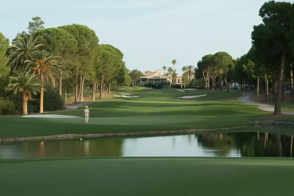 Las Vegas National Tree Lined Fairway Lake Historic Parkland Course
