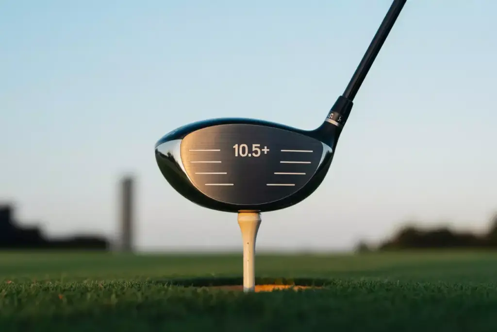 A Modern 460cc 105 Degree Driver On A Tee At Sunrise