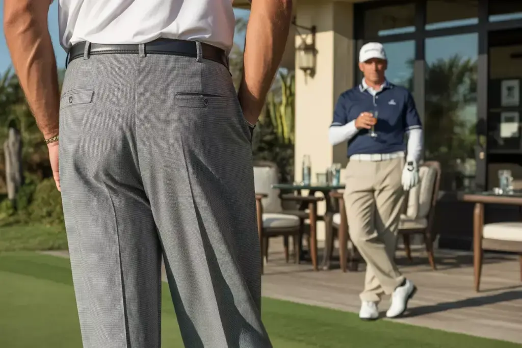 Greg norman classic micro texture business golf pants