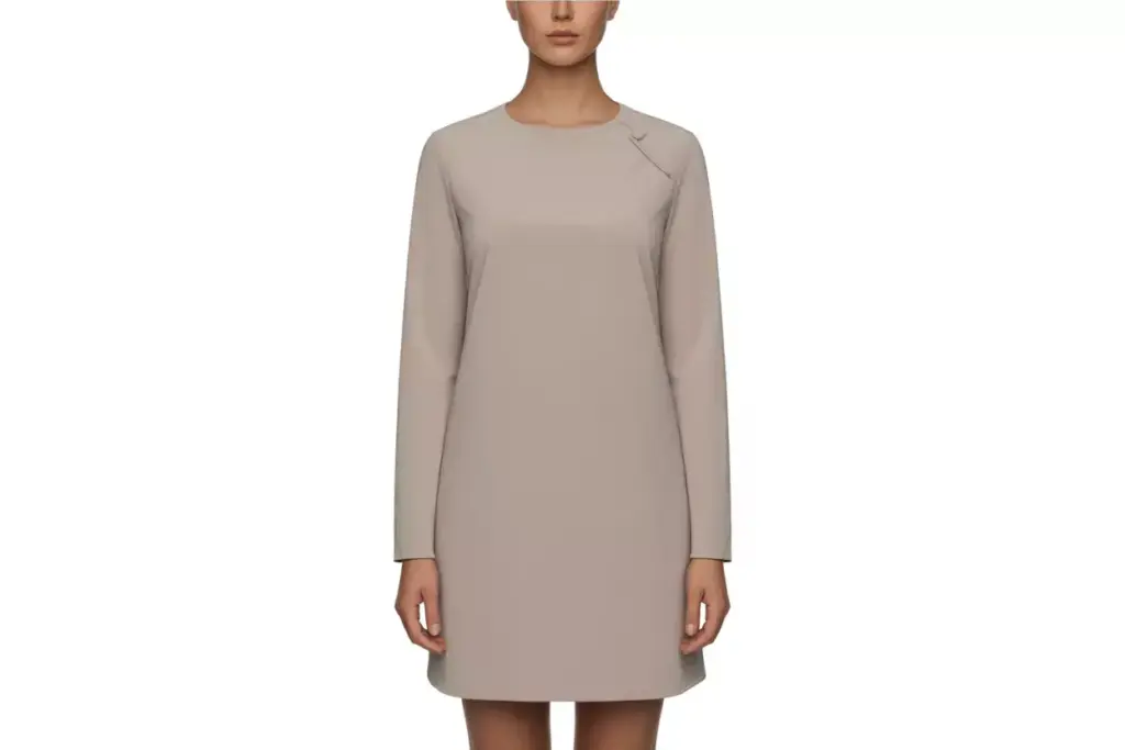 The modern shift golf dress with relaxed silhouette