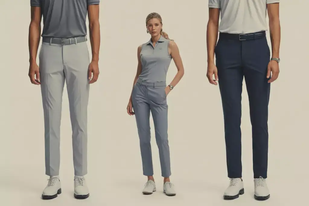 The Tailored Golf Pants Look Slim Ankle Length Summer Weight Pants