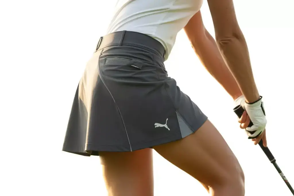 Puma pwrshape compression skirt athletic stance