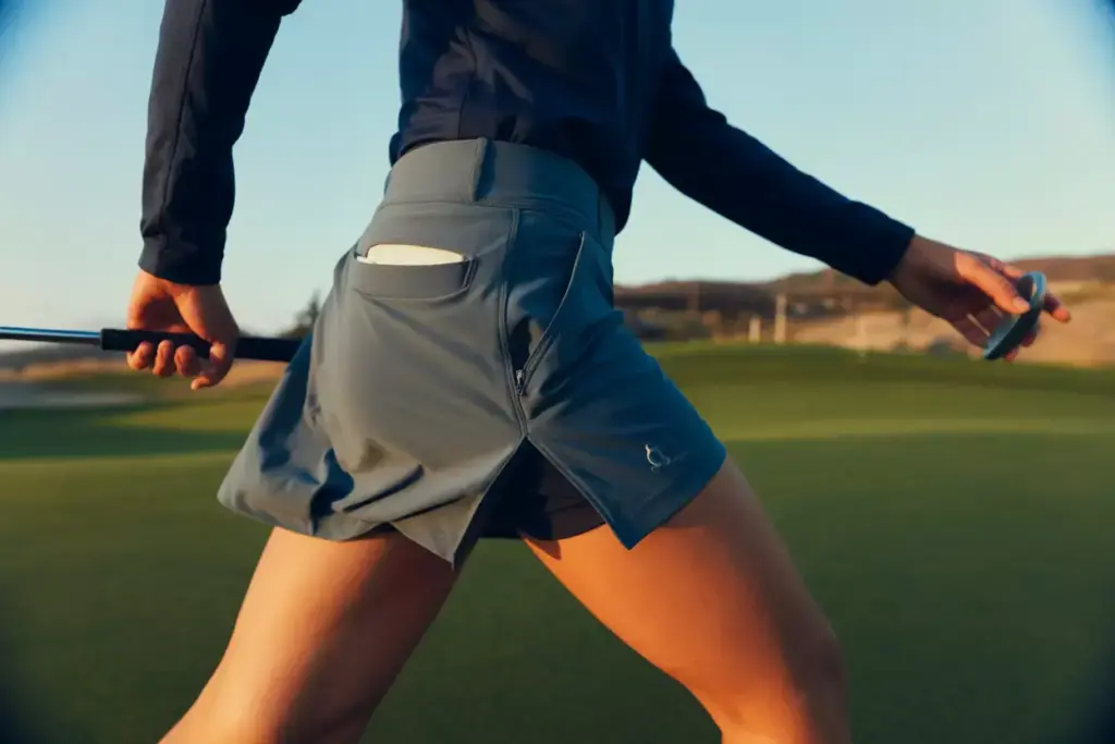 Lululemon pace rival skirt reflective details motion