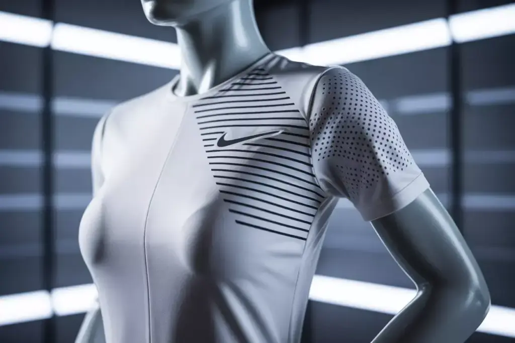 Nike aerobill golf dress technical ventilation fabric detail