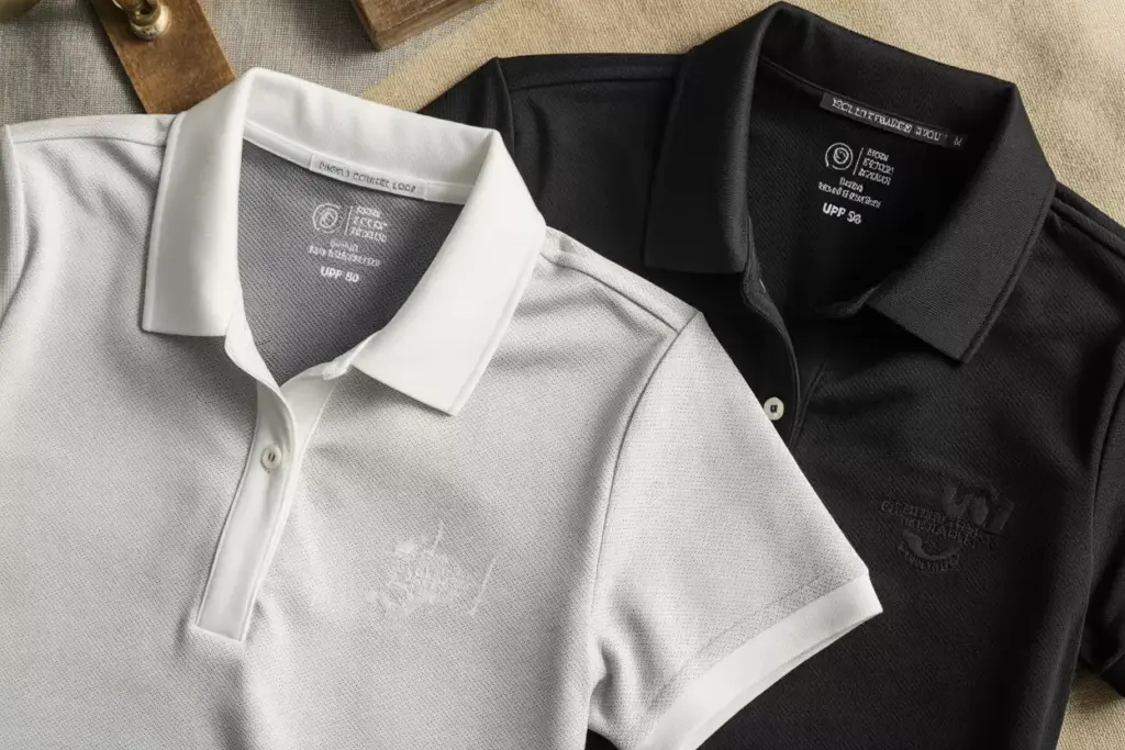 The perfect golf polo wardrobe cornerstone neutral color