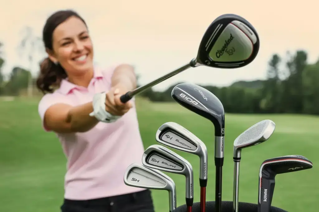 Cleveland Bloom Beginner Golfer Hybrid High Launch Practice Green