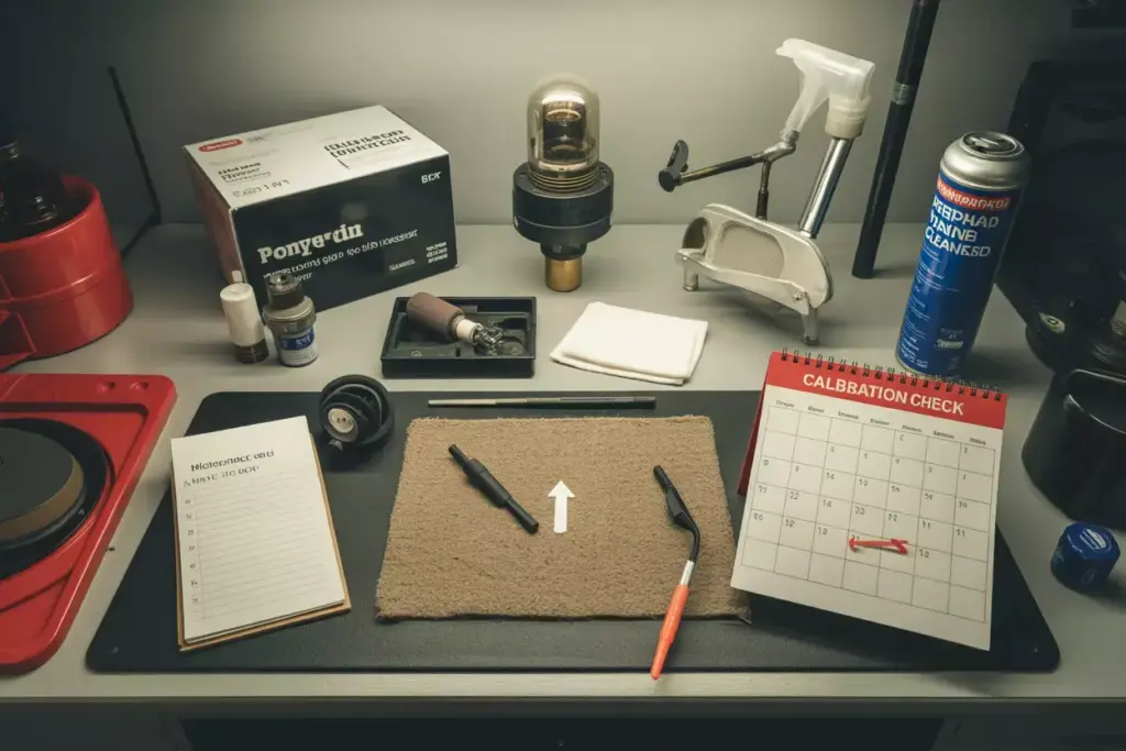 Maintenance Long Term Ownership Costs Projector Bulbs Cleaning Kit Worn Hitting Mat Calendar Checklist