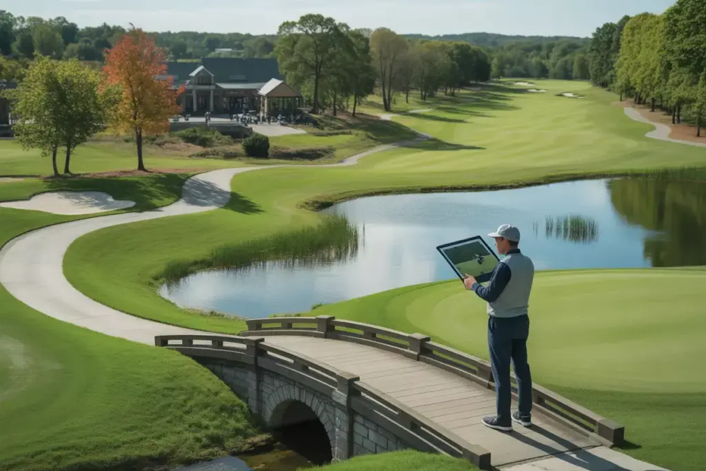 Strategic Location Scouting Championship Course Layout Features Aerial