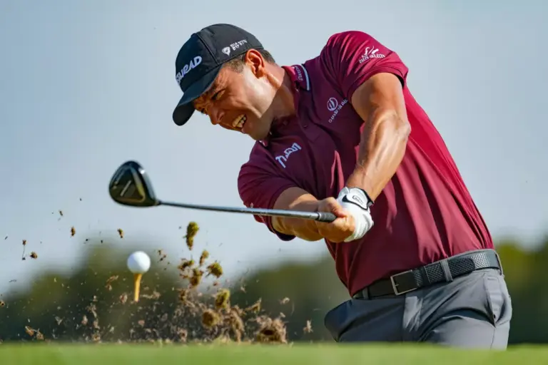 Capturing Action Emotion Golfer Impact Zone Driver Swing Divot Blast