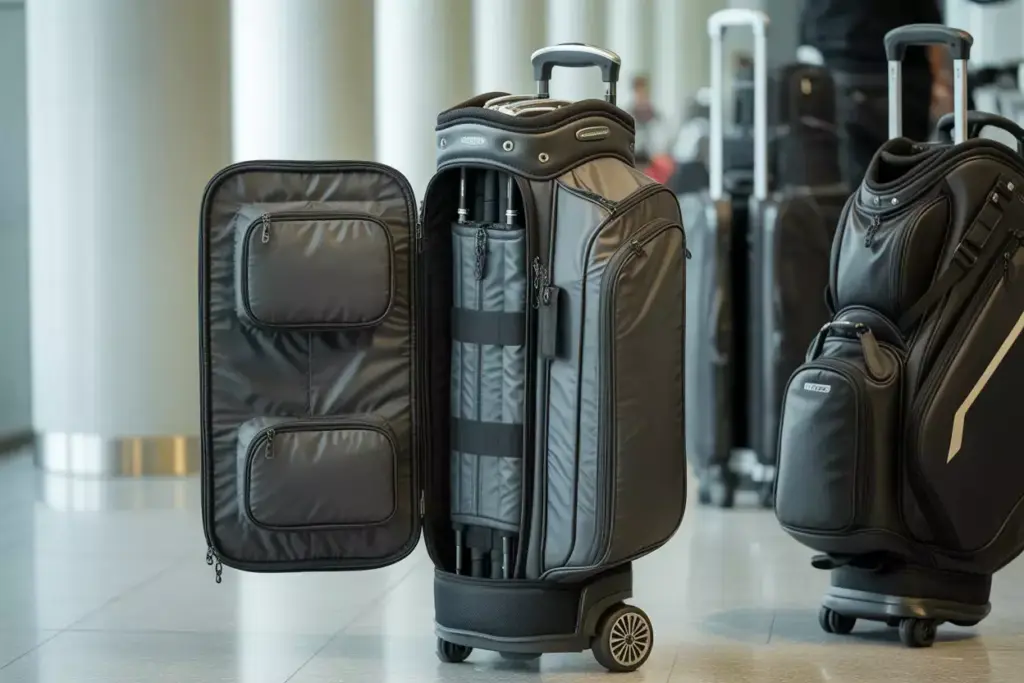 Premium Wheeled Travel Golf Bag Cover With Reinforced Padding