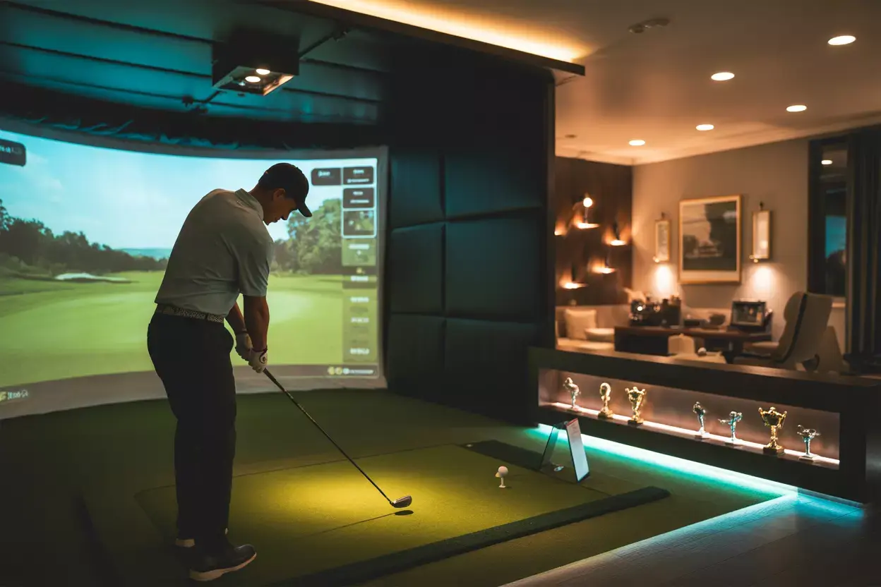 Read more about the article The Ultimate Indoor Golf Aesthetic: 7 Ways to Create a Stylish & Immersive Simulator Space