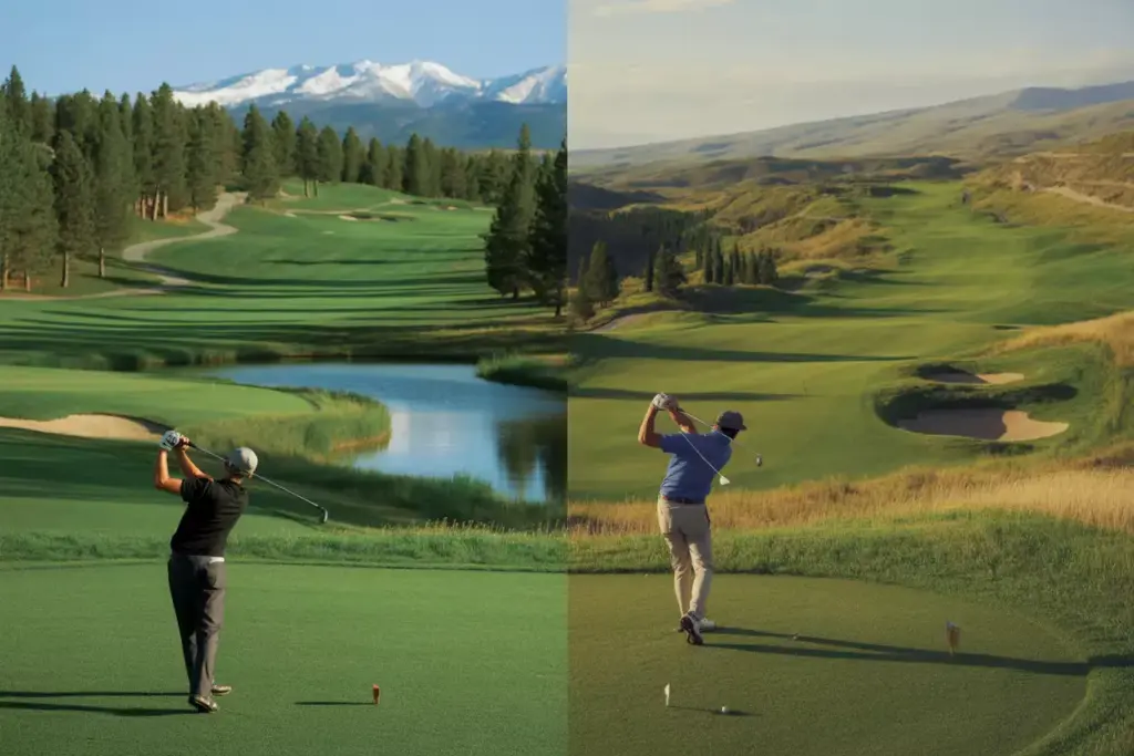 Promontory Golf Club Dual Course Mountain Parkland Versus Links Style