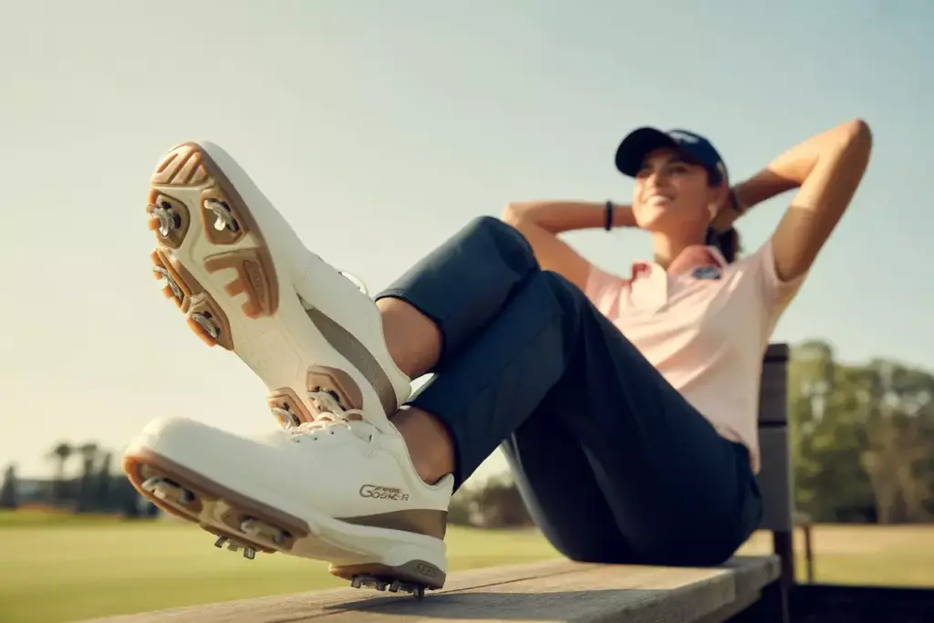 Skechers Go Golf Max Shoes Relaxed Golfer Bench Lightweight Comfort After Round