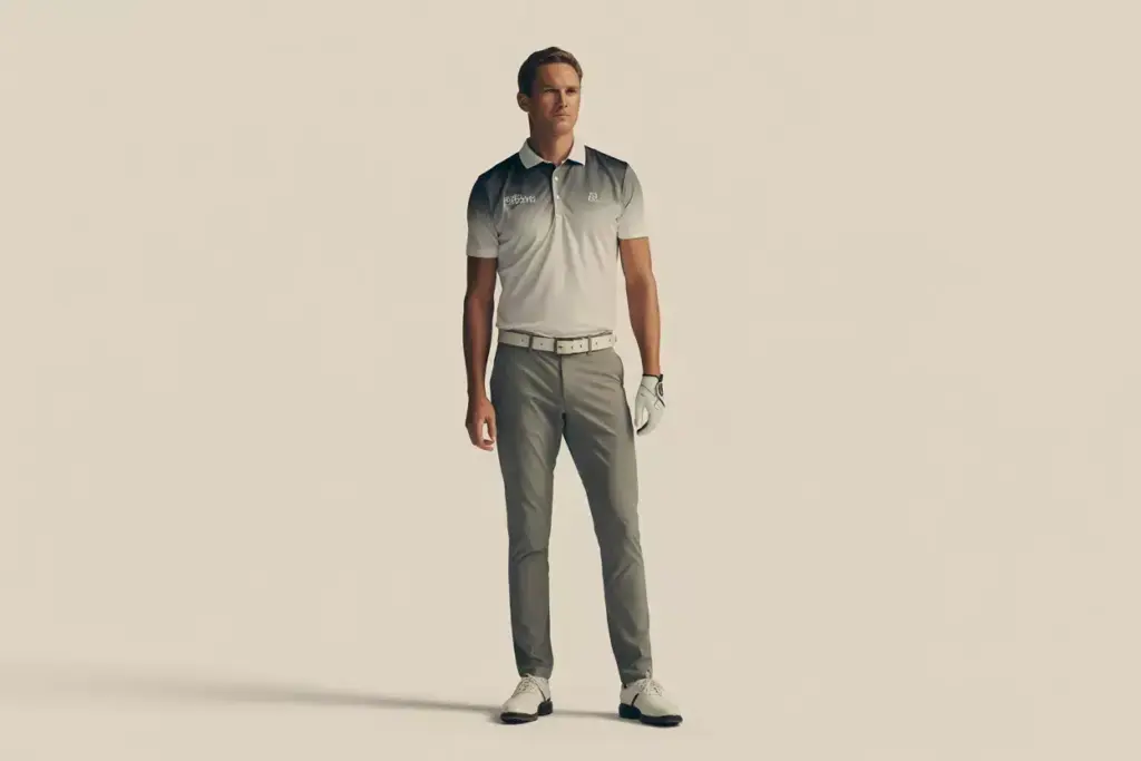 The Refined Minimalist Golfer In Neutral Tones At Range