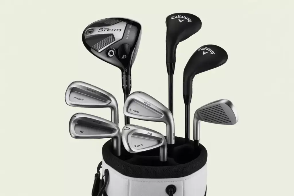 Callaway Strata Womens Complete 11 Piece Golf Set With Driver Hybrid Irons Wedges Putter And Stand Bag