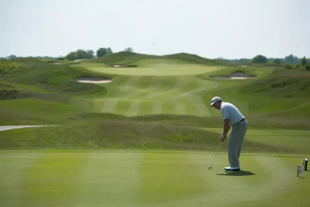 Cedar Crest Golf Course Donald Ross Crowned Green Strategic Bunkers