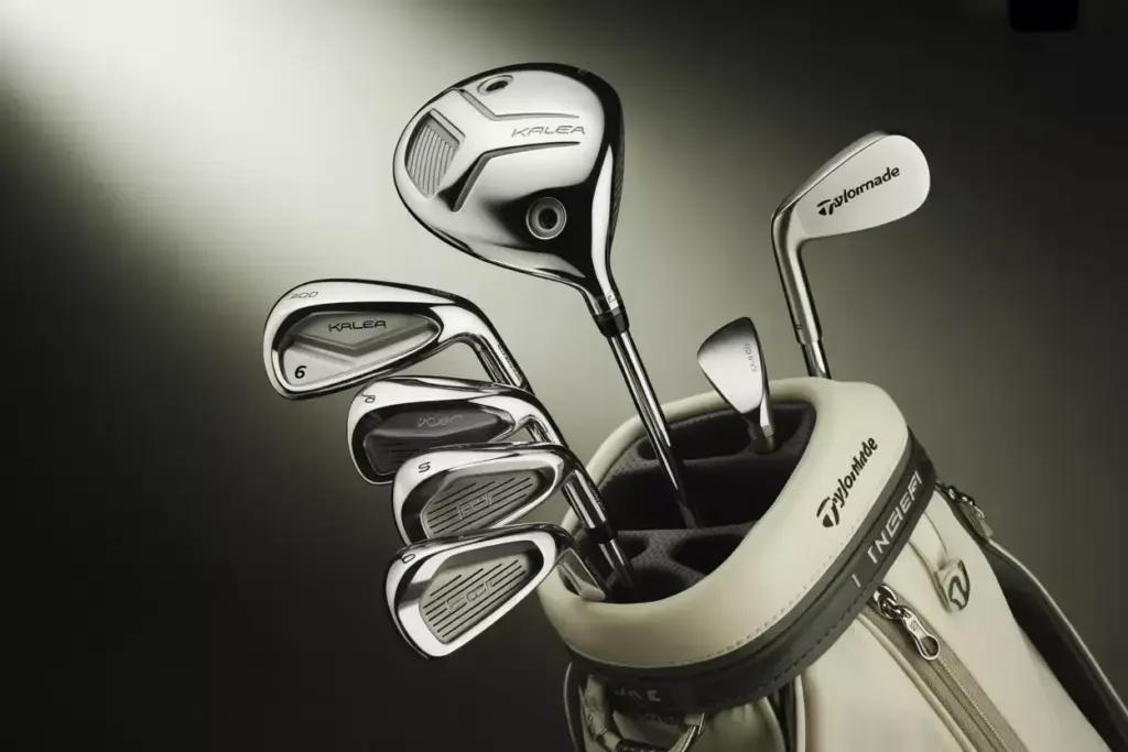 Detailed Macro Shot Of Taylormade Kalea Driver Speed Pocket Technology And Spider Putter