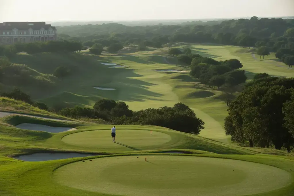 Prestonwood Hills Course Rolling Terrain Challenging Green Complex
