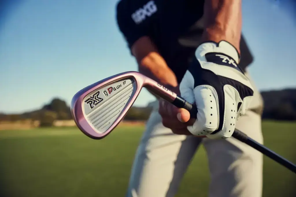 Pxg Pink Iron Address Position Gloved Hand Driving Range