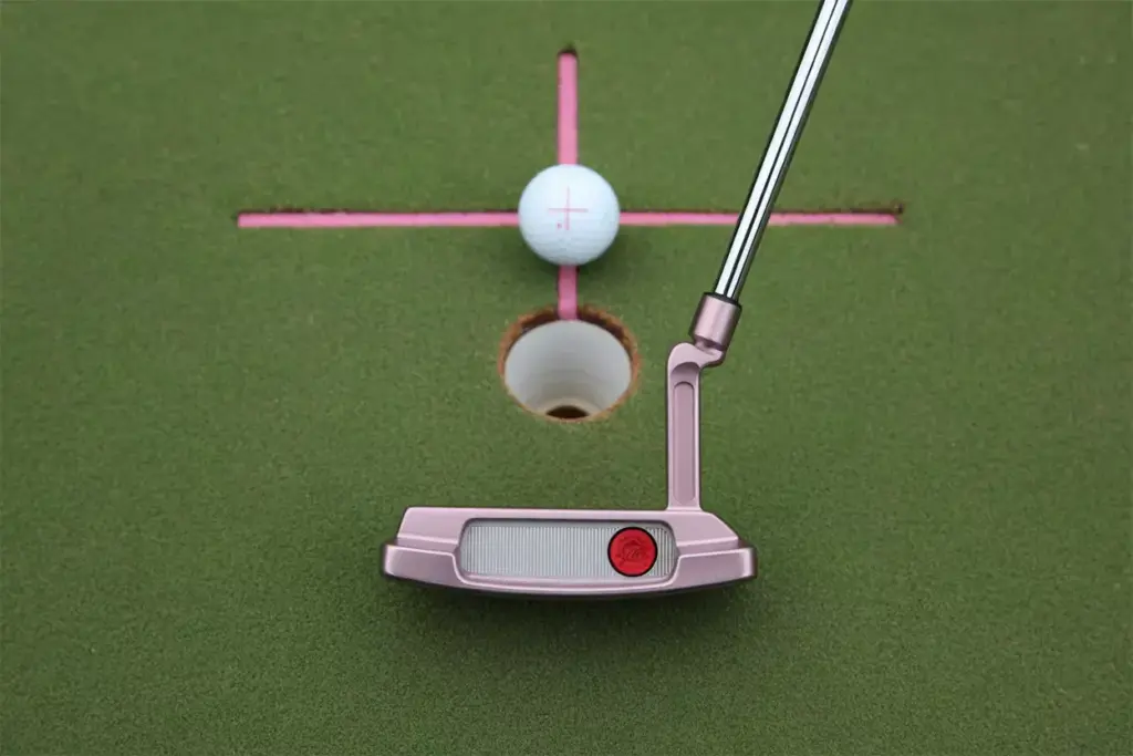 Scotty Cameron Pink Putter Overhead Green Alignment Ball Hole