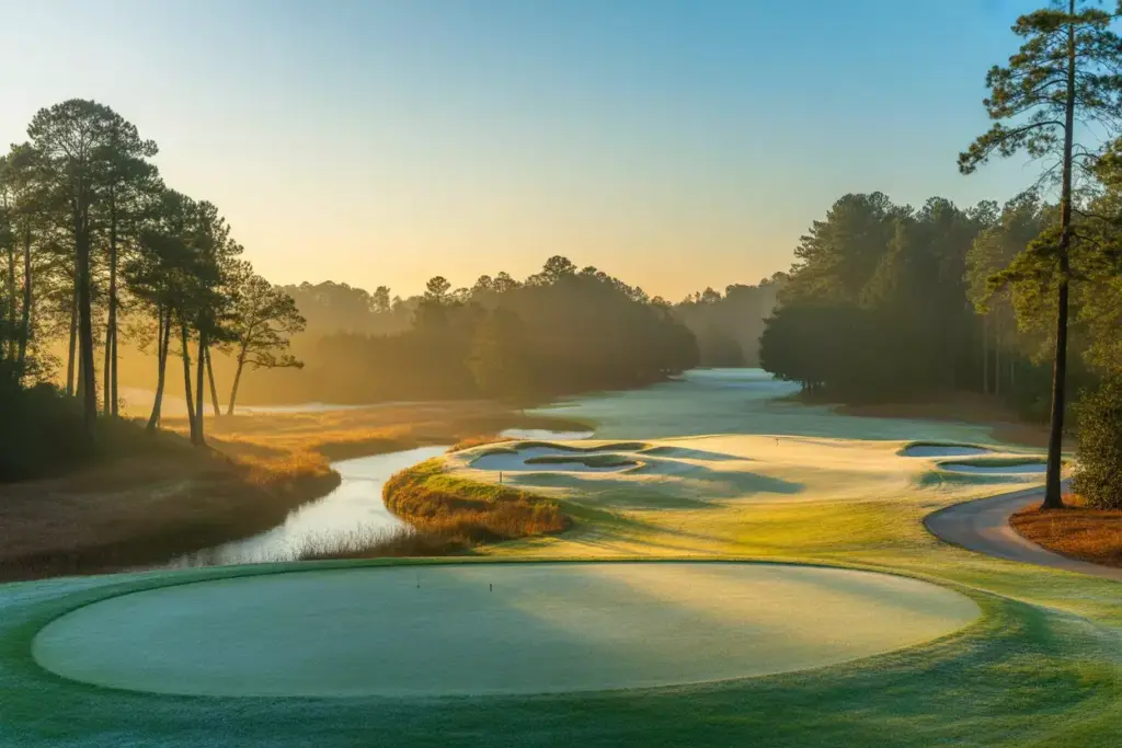 Amen Corner Sunrise Raes Creek Golden Hour Morning Mist